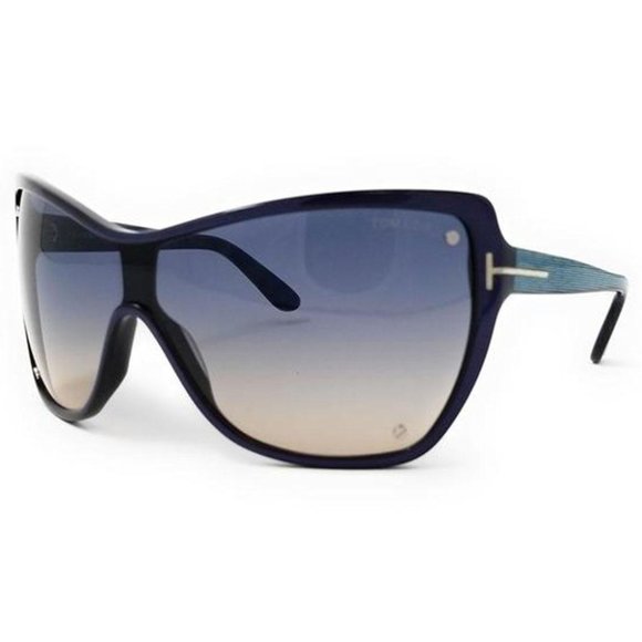 Tom Ford Ekaterina Sunglasses Blue Gradient Lens - Picture 1 of 3